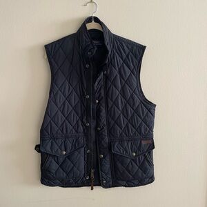 Polo Ralph Lauren Men's Quilted Puffer Navy Vest